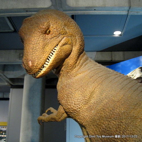 佐賀県立博物館のティラノサウルス生態復元像（佐賀県佐賀市）　【日本全国恐竜公園　恐竜ファイル】