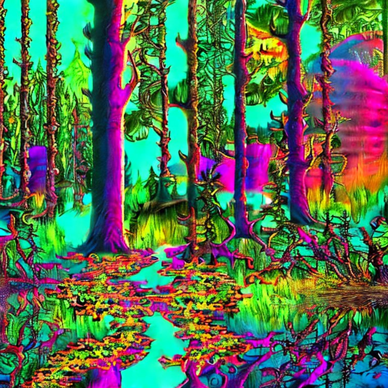 Psychedelic Forest2