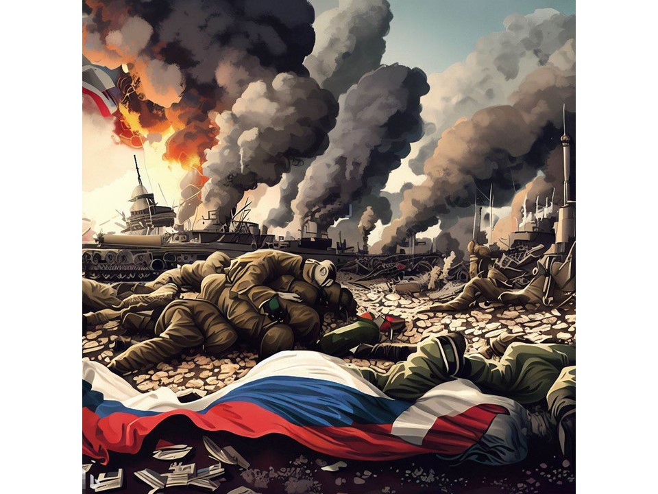 ロシア敗戦の絵画1